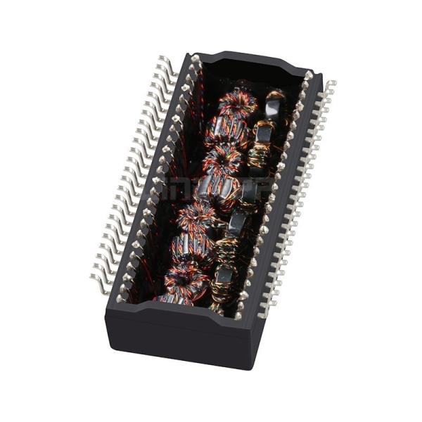 WE 749023020 Compatível LINK-PP LP6080NL 10/100/1000 Base-T Dual Port SMD 48PIN PoE+ Telecom Ethernet Lan Magnetics