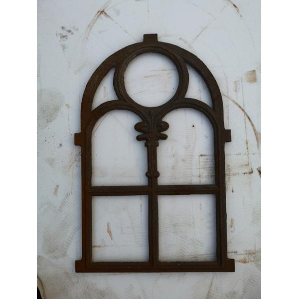 Decorative window frame reclaimed arched cast iron windows antique furniture