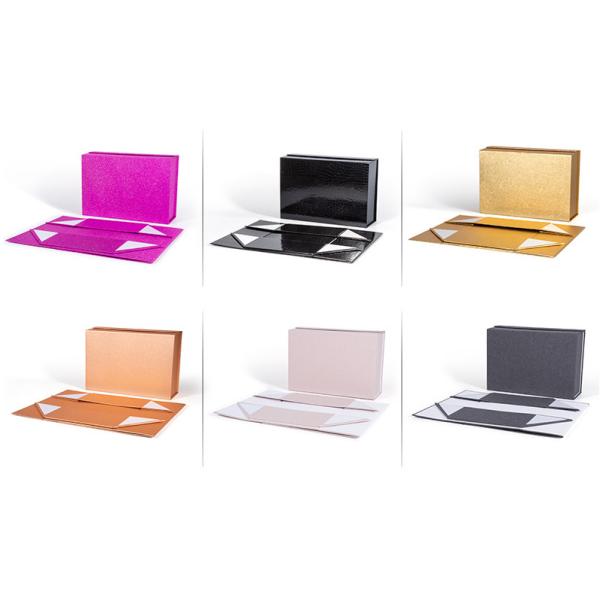 Luxury Magnet Flap Flip Top Gift Boxes For Shoe Clothing Packaging Custom Logo