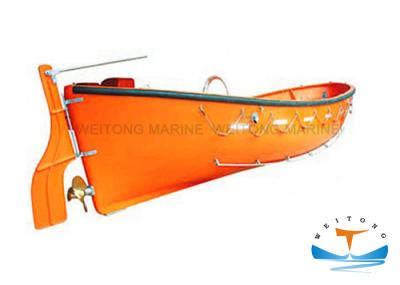 Open Type Lifeboat Rescue Boat Iber Reinforced Plastic For Coastal And Inland River