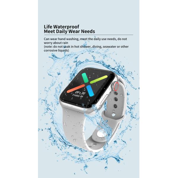 Temperatura completa idosa da monitoração de saúde de Rate Health Bracelet do coração de SmartWatch 1.54inch do toque