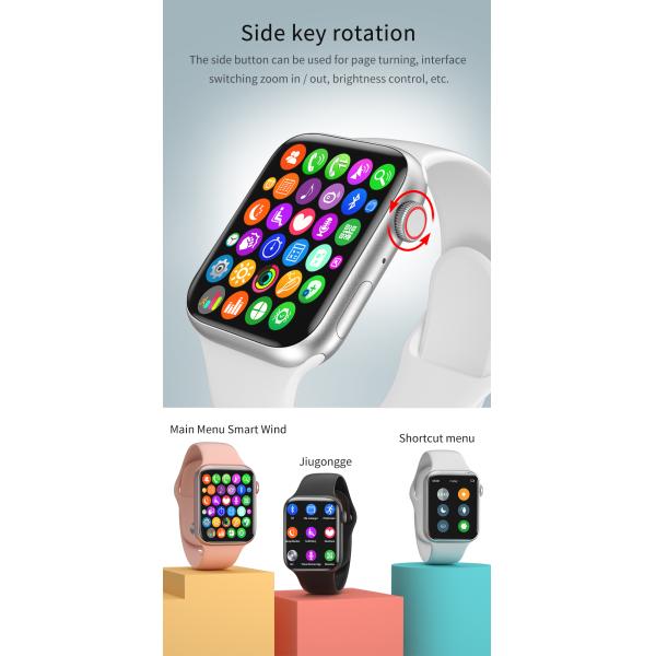 Aluminum Alloy Wechat Sports Touch Screen Smartwatch 1.78in Sleep Monitoring