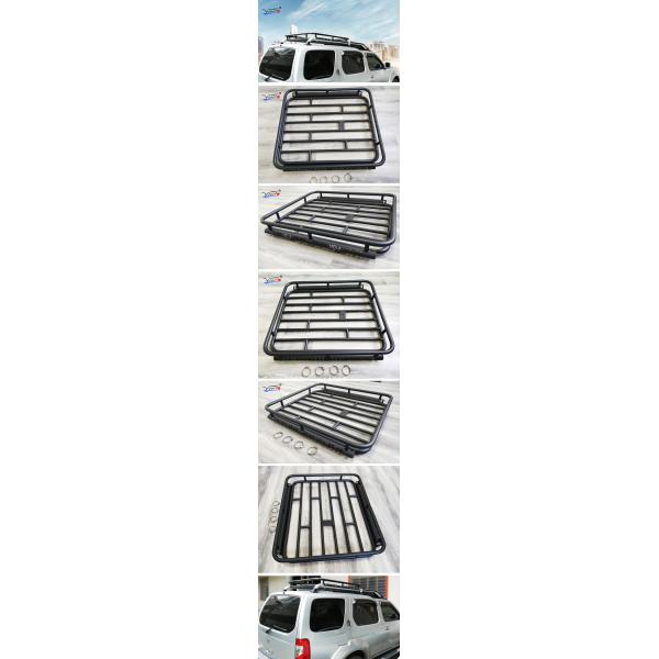 Nissan Paladin Low Profile Roof Rack Basket , E009A Easy To Get On Car Cargo Basket