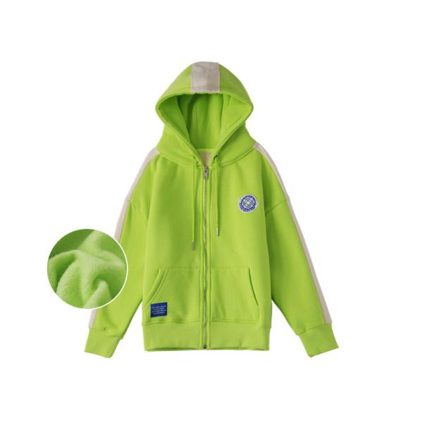 Фуфайка Hoodie мальчиков пуловера молнии малыша с капюшоном с карманом