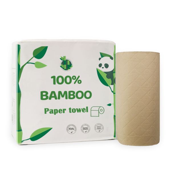 Recyclable Eco-friendly Bamboo Reusable Soft and Strong Kitchen Paper Towels