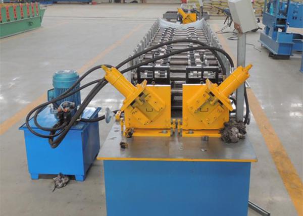 Track CZ Purlin Metal Stud Roll Former Double Line  Cr12 Mov Cutting Blade