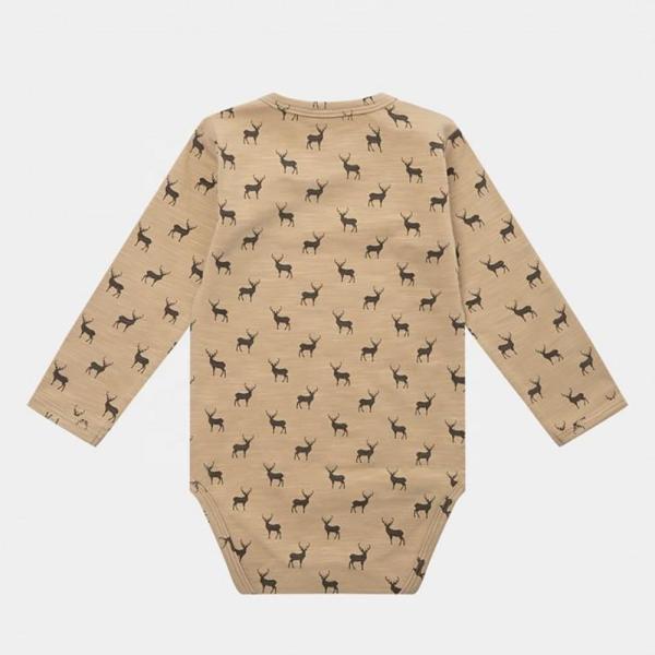 Long Sleeve Baby Rompers Newborn 100% Cotton Baby Clothes Romper With Button