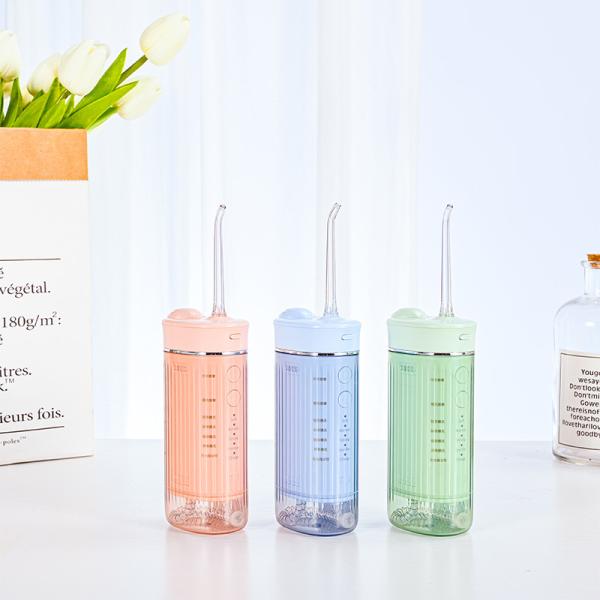 225ml Electric Oral Flosser , High Pressure Water Flosser With 1100mAh Lithium Battery