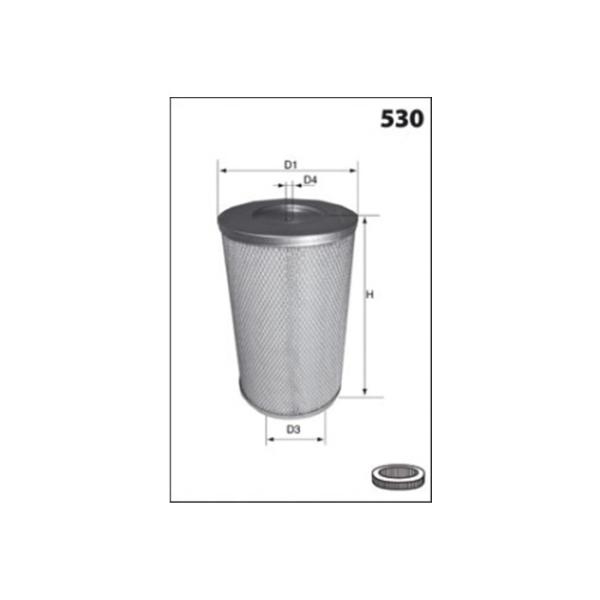 Air Filter Pa2521 Overall Length 419mm Galvanized Iron Cover Galvanized material filter