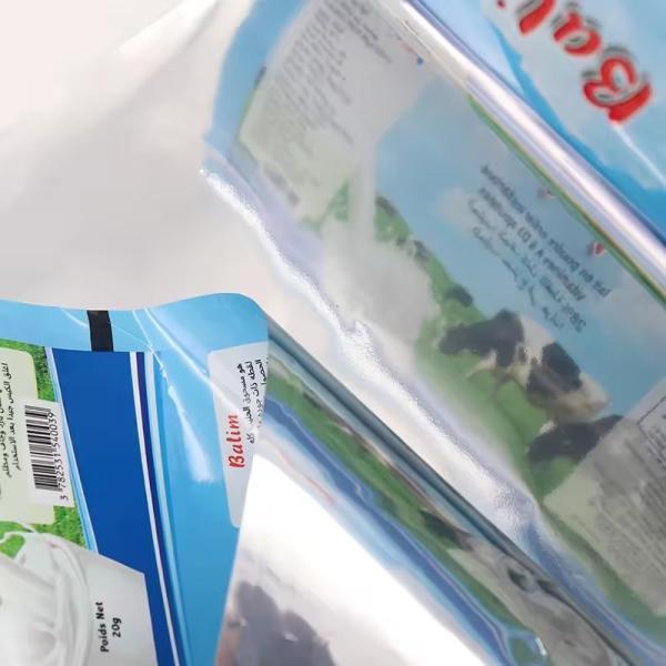 Flexible Laminated Aluminum Plastic Film Roll Food Packaging For Milk Spice Powder Packing Tea Sugar Sealing Film