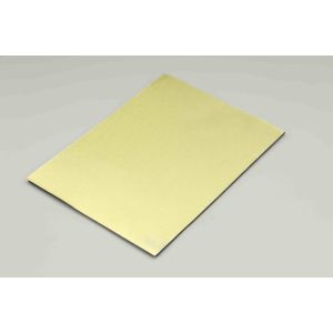 Panel compuesto de aluminio cepillado de oro 4MM 1,22 X 2,44m Panel compuesto de aluminio Pe