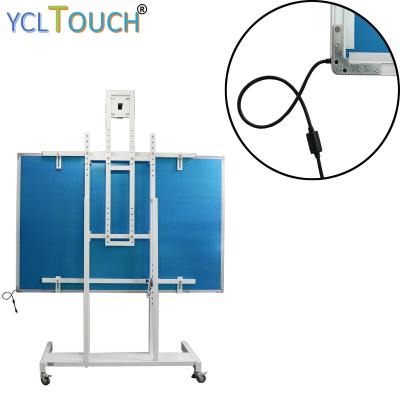 Silver Interactive Electronic Whiteboard 96 Inch For Education / Conference ISO9001