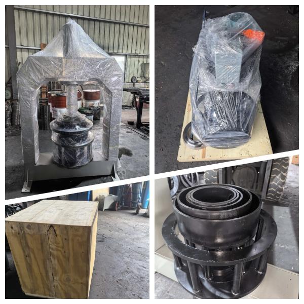 Robust Static 120 Ton Forklift Hydraulic Solid Tire Press Machine