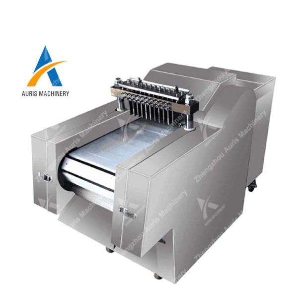 1.5kw Frozen Meat Dicing Machine 300kg/H Chicken Cube Slicer Machine