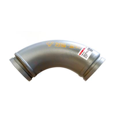 High Manganese Steel Casting Bend Concrete Pump Elbow Single Layer Wear Resistant