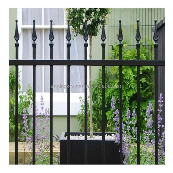 4ft 7ft galvanizado ferro forjado cercas piquetes tamanho 25x25mm melhorar a sua propriedade