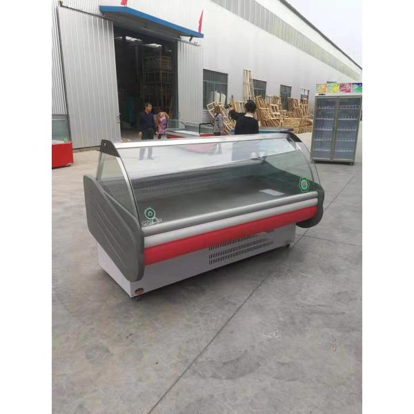 Supermarket Commercial Meat Cooler Air Forced Cooling 220V