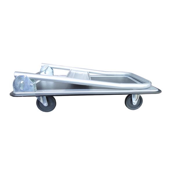Cheap/affordable  foldable Platform Hand Truck Trolley /dolly/cart/handcart 150kg capacity   4-inch  pp wheel