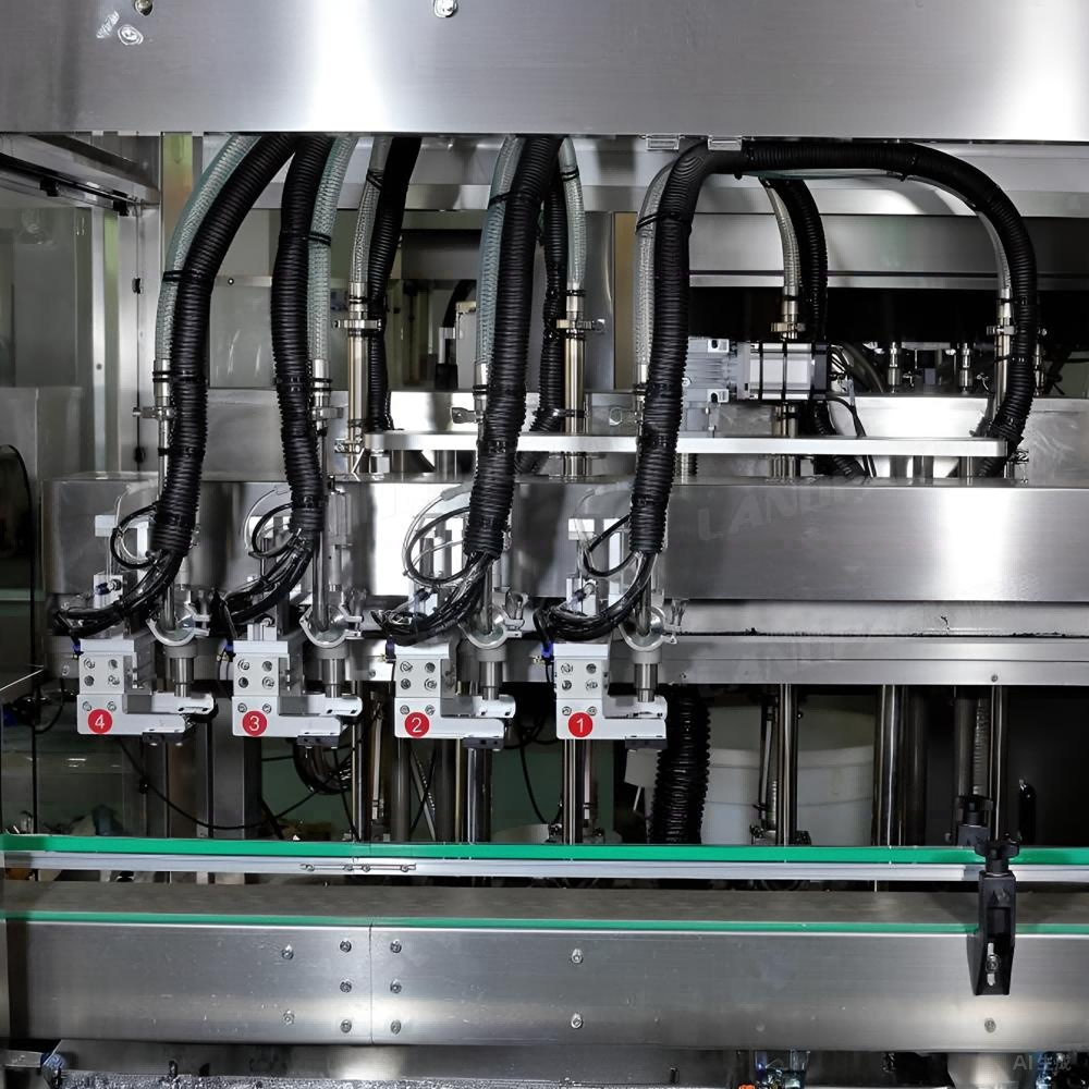 Commercial Tracking Type Filling Machine Shampoo Gel Bottle Lotion Paste 500ml Soap Gallon Dish Wash Automatic
