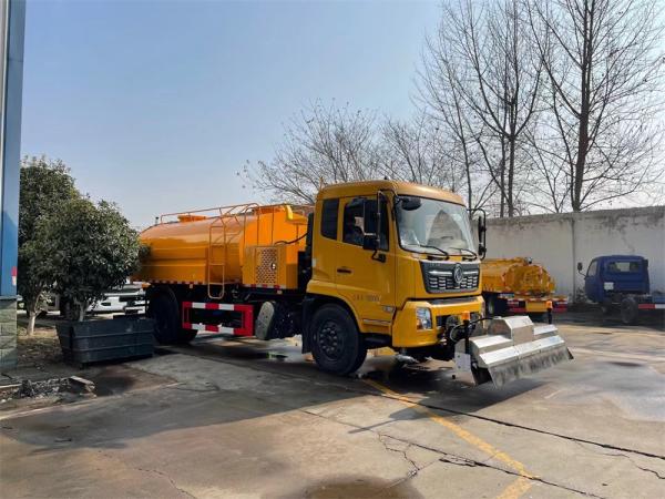 Dongfeng 10m3 tanque estrada caminhão de lavagem veículo seguro e higiênico