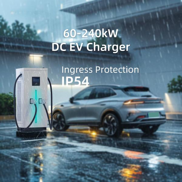 EV Car Charger CE/UL/GBT EV DC Charger 60kW - 240kW Touch Screen Doule Guns  Commerical Use Fast Charging
