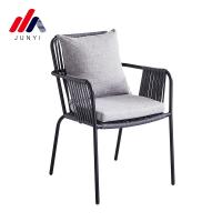 Balcão de jardim Cadeira de Rattan resistente e durável para mobiliário ao ar livre no resort