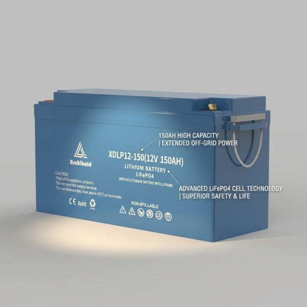 12V 200AH LiFePO4 Camper Van Lithium Battery 2560Wh Premium Power System for Luxury RV Conversion