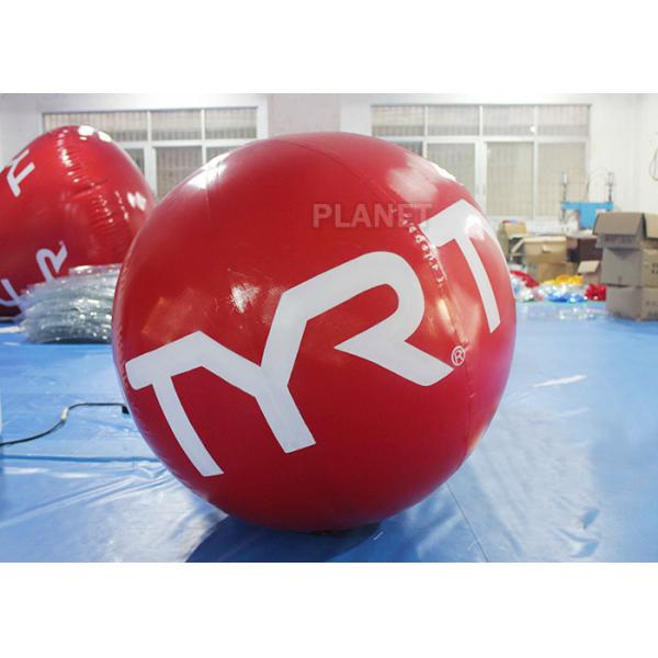 Impresión inflable del logotipo de la boya del marcador de la esfera flexible para el acontecimiento del día de fiesta