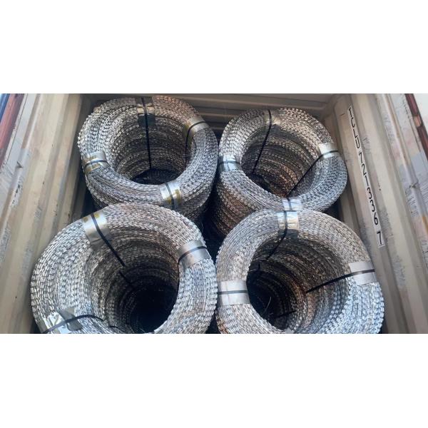 Bto-22 Hot Dipped Galvanized Concertina Razor Barbed Wire