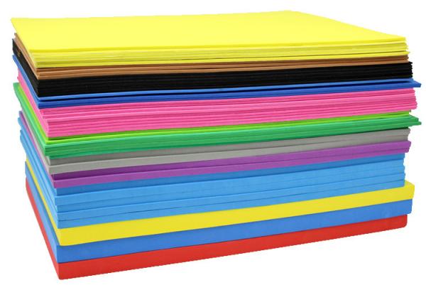 1*1m 1.5mm-10mm Eva Foam Sheet / 30-160Kg/Cbm Eva Foam Board