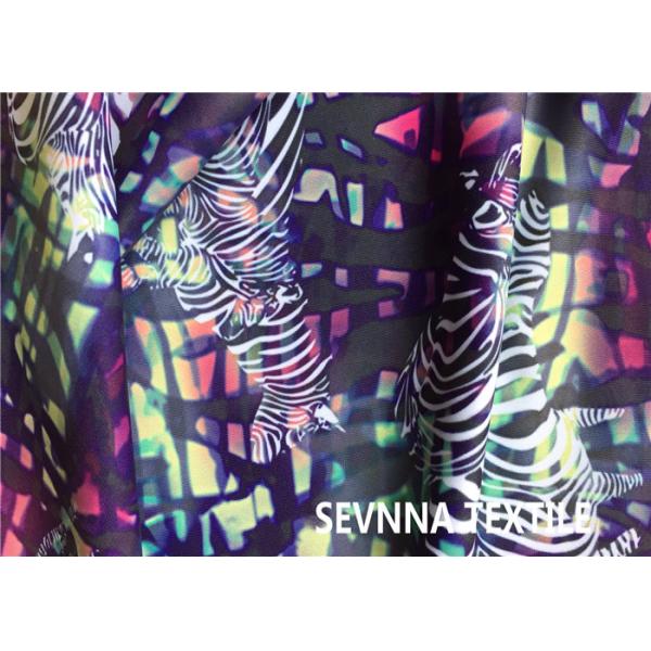 Атлетическое твердое тело напечатало ткань анти- ультрафиолетовое Эко дружелюбное 200гсм лайкра нейлона