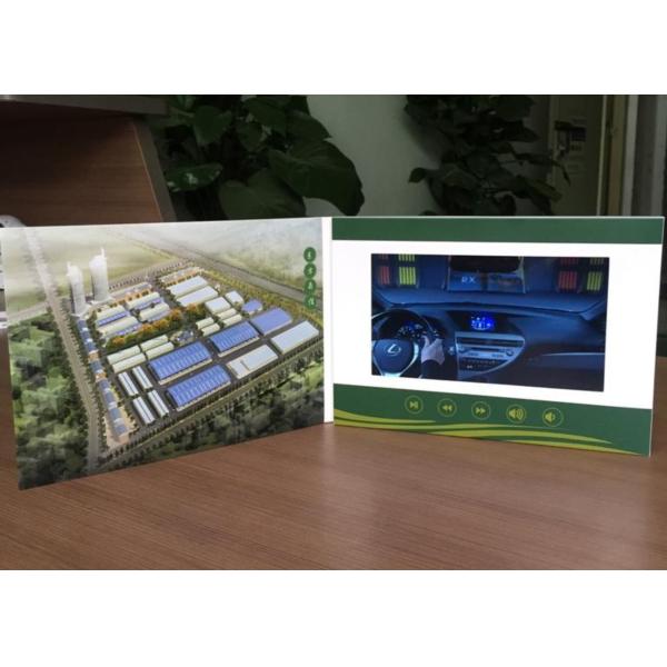 Hard Cover Video Invitation Card Personalized Video Greeting Cards With Rechargeable Battery