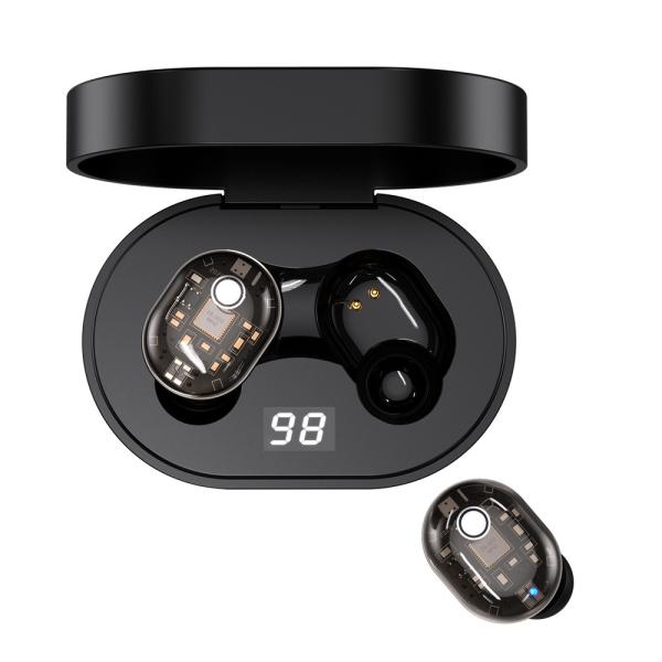Ipx6 5.0 Touch Control LED Power Display 2000mAh In Ear Tws F9 Earbuds Waterproof Headset