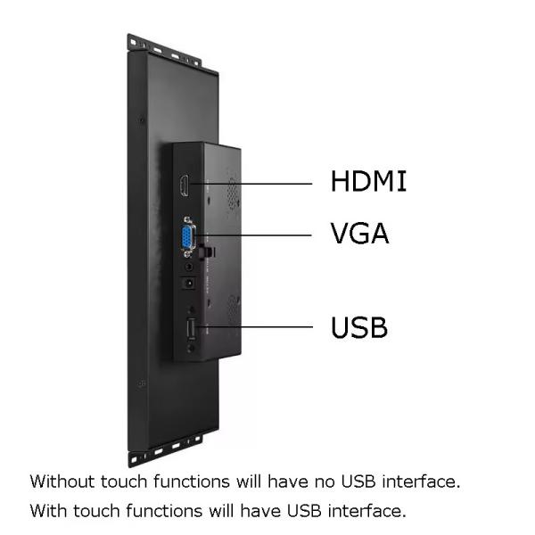 11.6 Inch 1920*1080 Embedded Touch Display 1000Nits Touchscreen Monitor Industrial