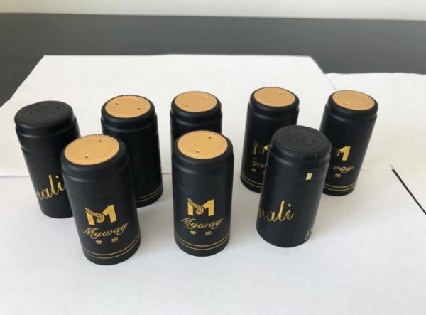 PVC Hot Shrink Capsules red  Wine Capsules Wholesale Black Wine Capsules