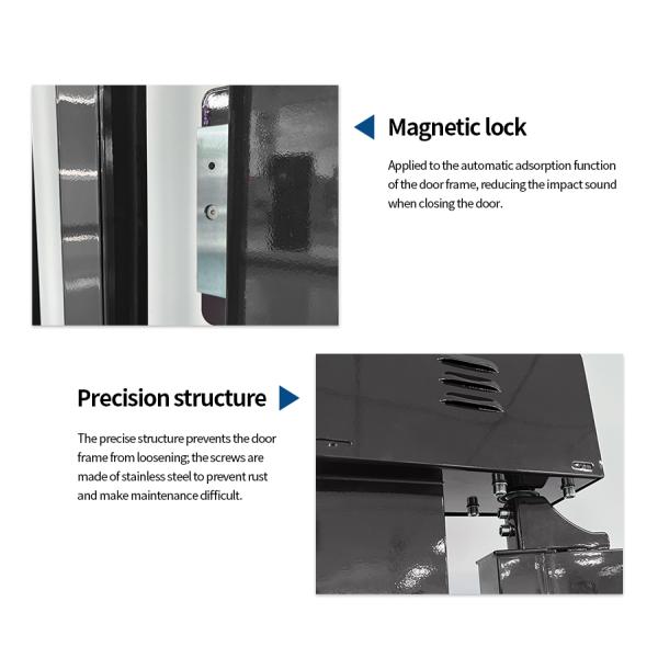 Промышленный 60 Вт бесшовный двигатель постоянного тока 304 Рекламные ворота из нержавеющей стали