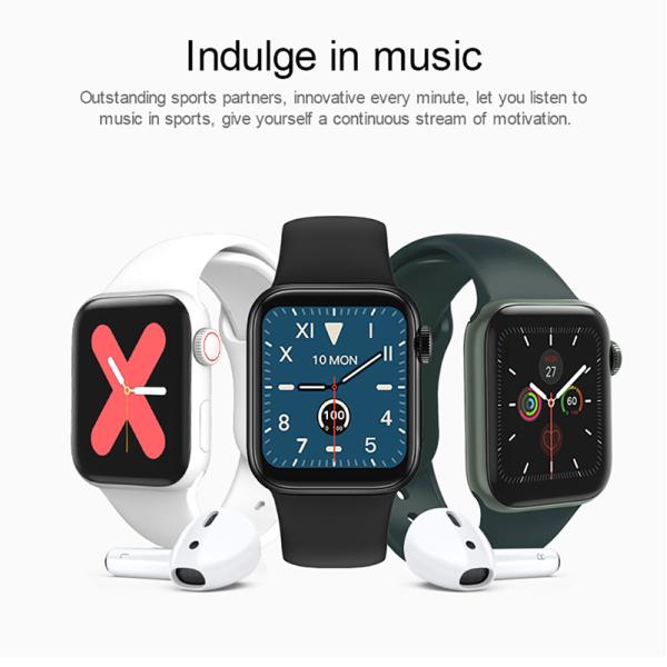 Smartwatch термометра температуры тела W58 ритмоводителя ECG шагомера дозора фитнеса водоустойчивый PRO