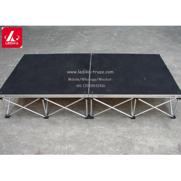 Lightweight Modular Aluminum Stage Platform 18mm Antiskid Plywood