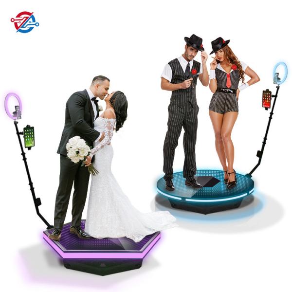 New 360 Photo Booth 80cm Portable Rental Vending Machine for Party