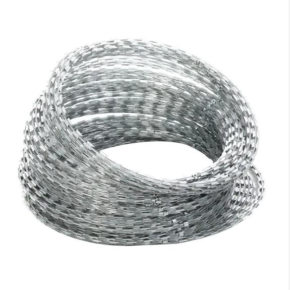 2.5mm Diameter CBT-65 BTO-22 Stainless Steel Razor Barbed Wire for Airport Security