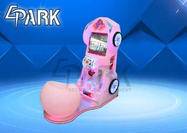 Amusement Racing Car Simulator With Seat Capsule Toy Out Game Machine