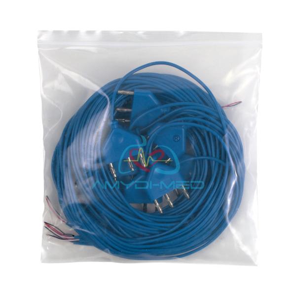 Medical Consumable Disposable ESU Pencil Cable Blue PVC For Electrosurgical Pencil