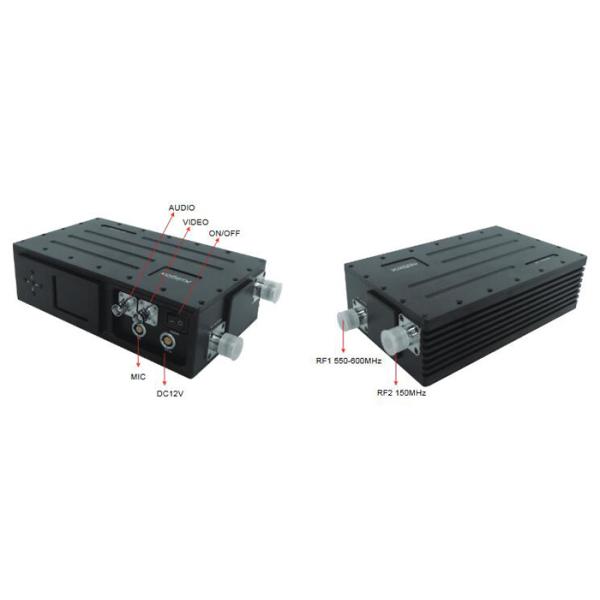 3-5km COFDM Wireless Video Transmitter With Two Way Audio And AES Encryption