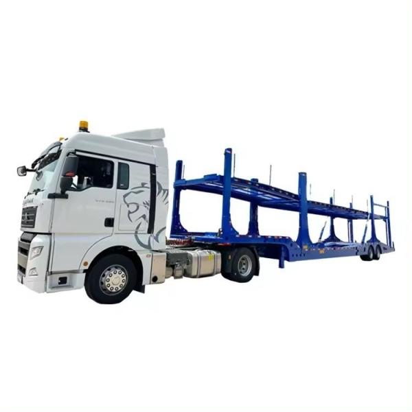 SUV Electric Car Loading Trailers 3 Axles Car Carrier Tuck Trailer Tire Number 12