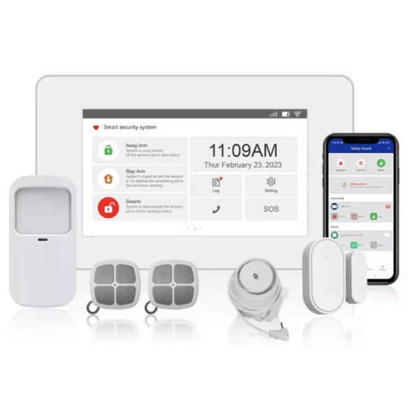DIY With Included Mounting Hardware Home Security System Package Featuring WiFi Connectivity Ensuring Security Management