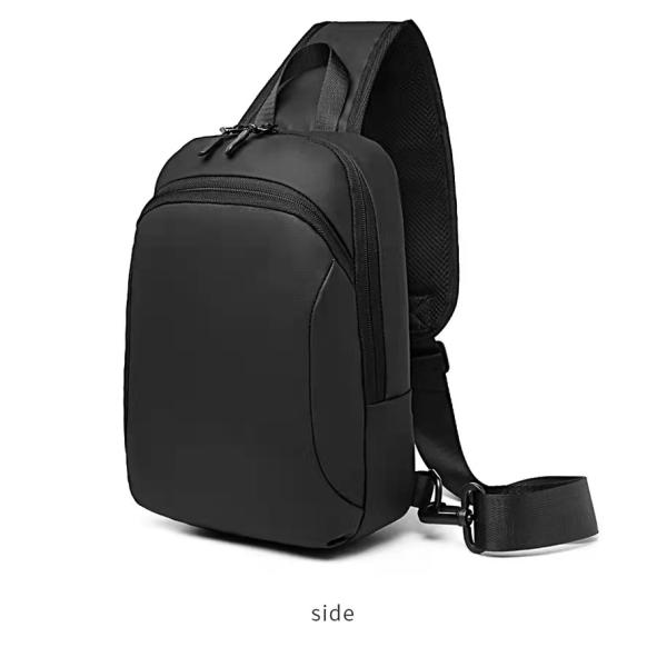 Fashion OEM Nylon Men Shoulder Chest Sling Bags 18*12*28cm