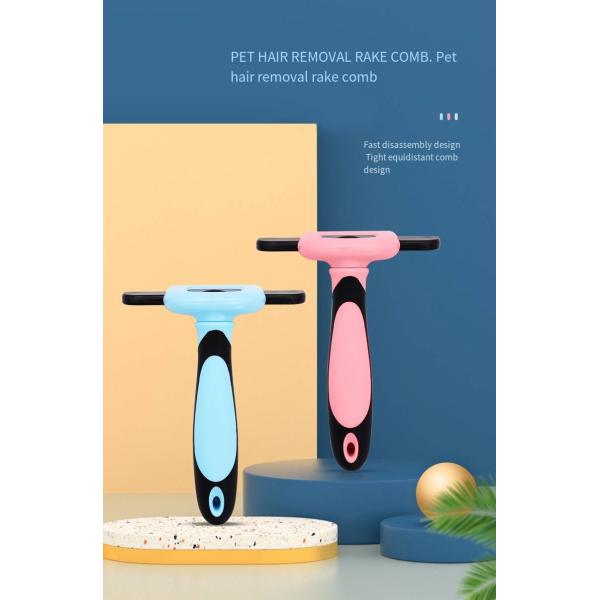 Домашние животные Плавучая расческа для волос Собака Нержавеющая сталь Прекрасная зубная щетка Кошка Разъемный портативный ухоженный расческа