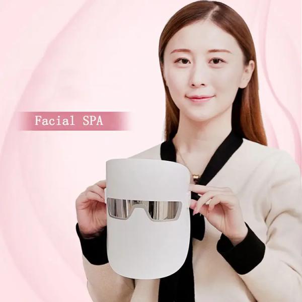 Подмолаживания кожи маски терапией света СИД оборудование красоты лицевого лицевое