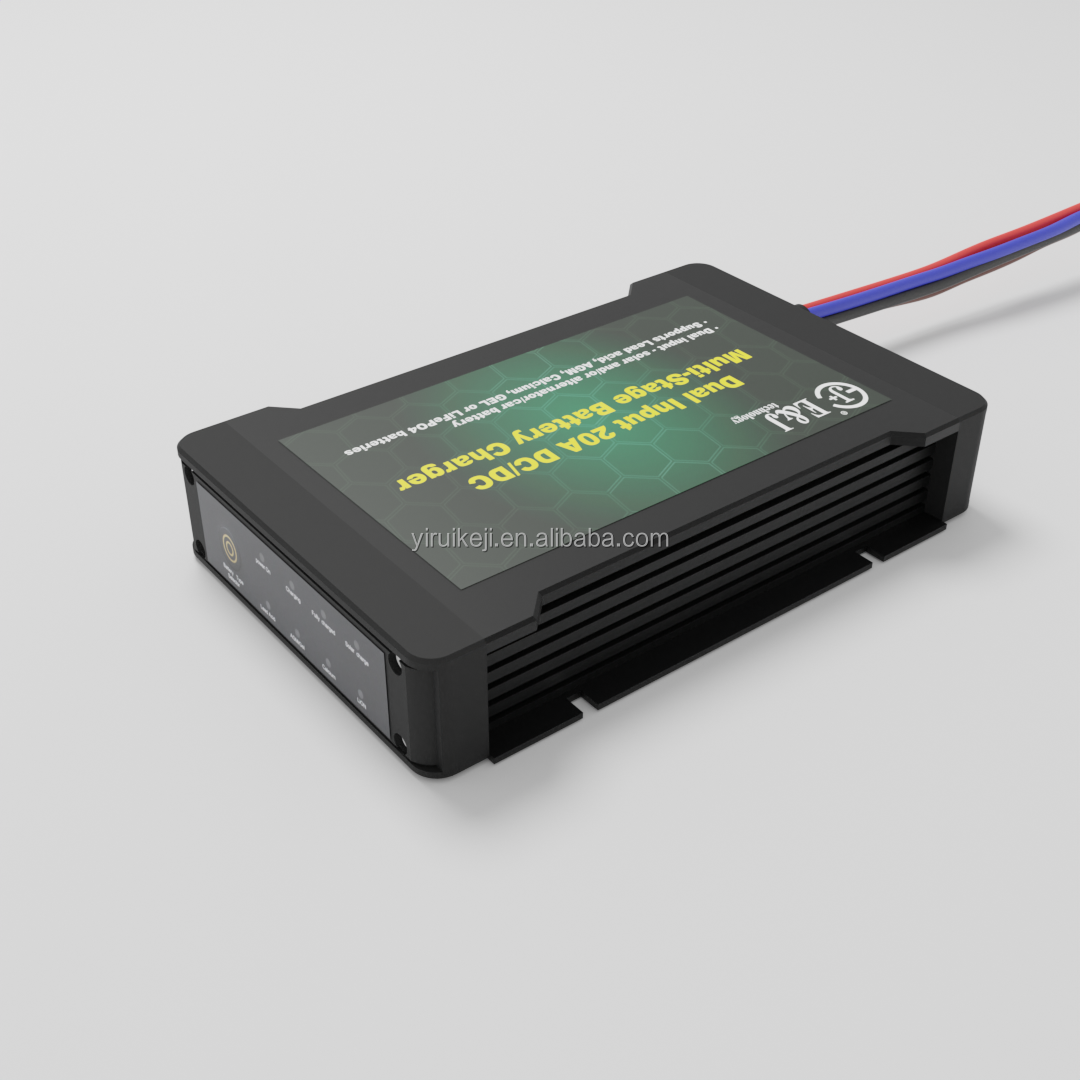 Dual Input 20A 30A 40A 50A 60A DC To DC Multi Stage Battery Charger With MPPT