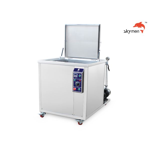Skymen Industrial Ultrasonic Cleaner with 3000W Heating Power 28kHz/40kHz Frequency and PLC Control for Auto Parts